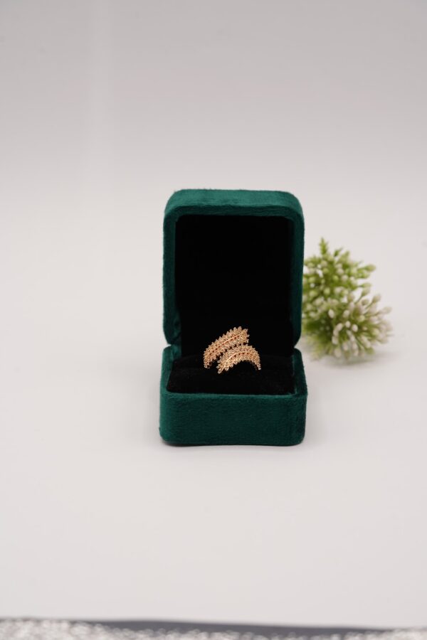 Beautiful Feather Embrace Ring - Image 2