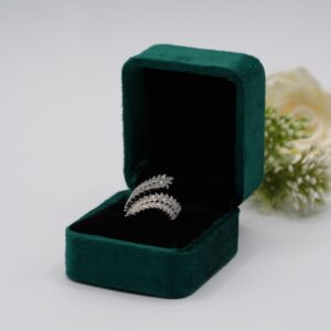 Beautiful Feather Embrace Ring