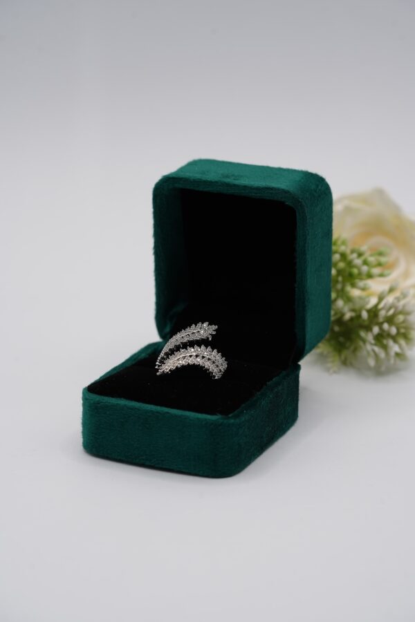 Beautiful Feather Embrace Ring