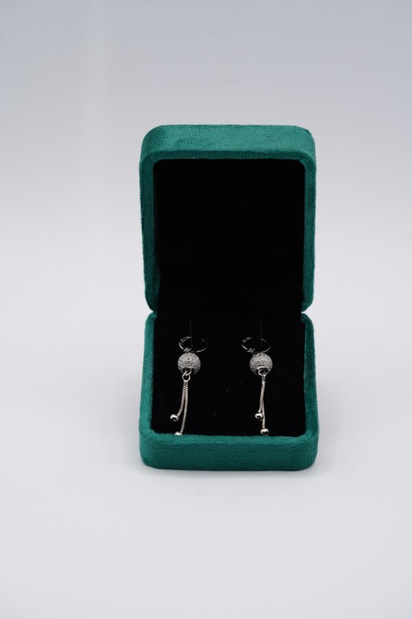 Elegant Ball Drop Earrings - Image 4